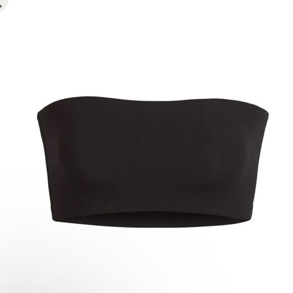 NWT SKIMS Fits Everybody Bandeau In Onyx Black Bra - Picture 1 of 7